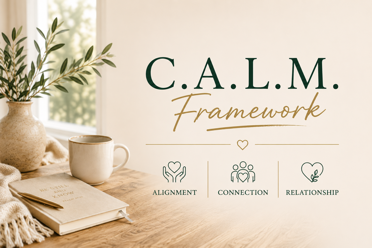 C.A.L.M. Framework – Returning to Center through faith, connection, and purposeful living