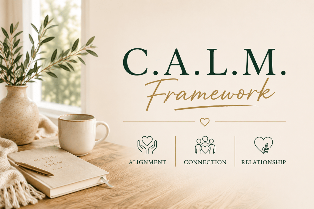 C.A.L.M. Framework – Returning to Center through faith, connection, and purposeful living