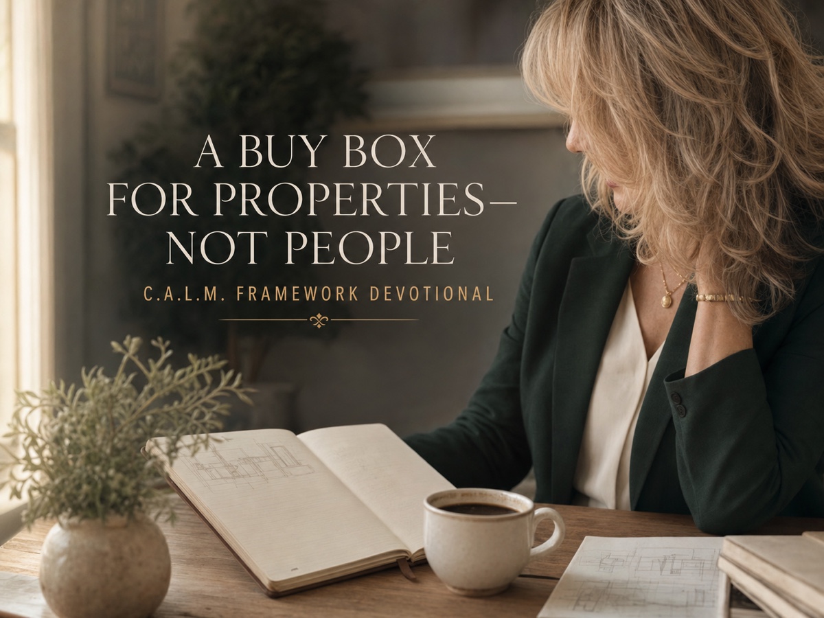 A Buy Box for Properties – Not People